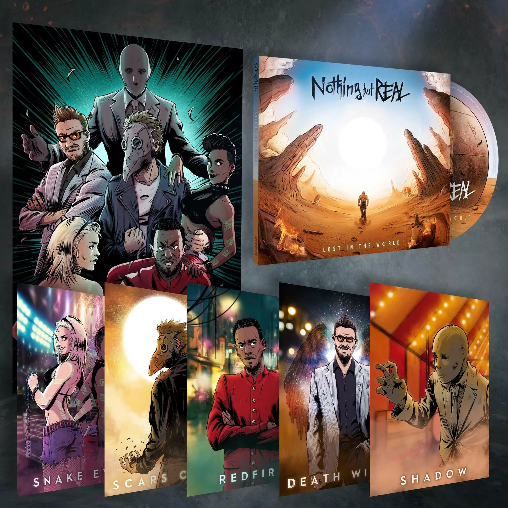 pack lost in the world 2 affiches au choix cd numerique 1